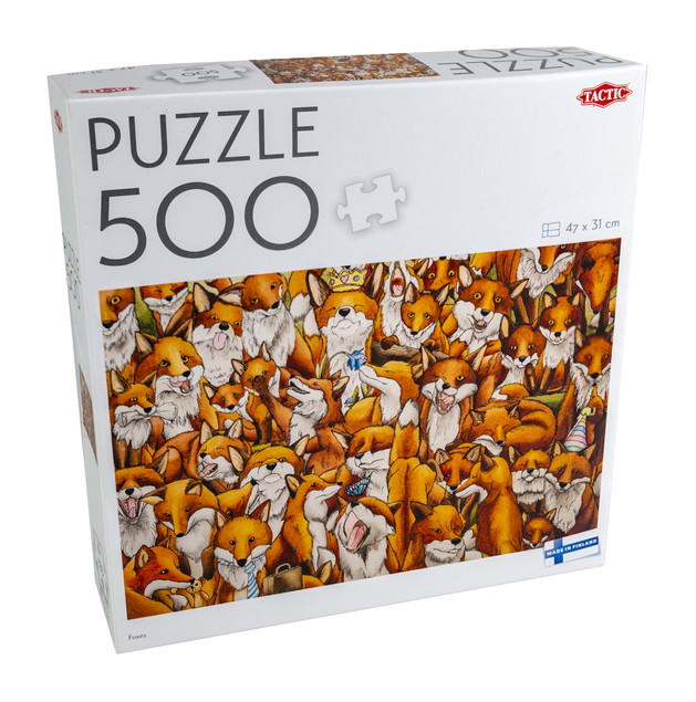 Puzzle Tactic 500 Lisy – Fińska Jakość i Relaks dla Całej Rodziny