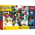 Trefl Puzzle PPK, Marvel 60 el. Razem silniejsi + kolekcjonerski plakat