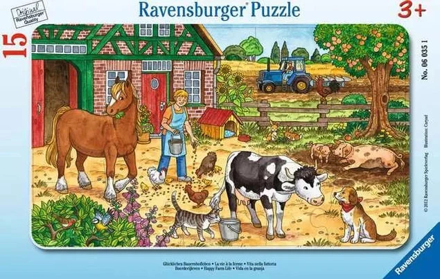 Szczegóły puzzli Ravensburger Życie na farmie