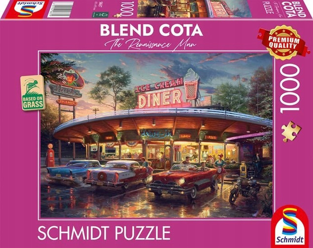 Puzzle Amerykańskie Bistro 1000 elementów Schmidt Spiele