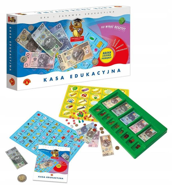 Sowa Mądra Głowa. Kasa edukacyjna Alexander