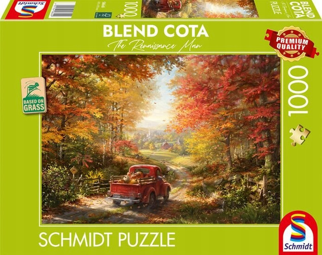 Schmidt Spiele Puzzle "Powrót do domu" 1000 el. Krajobraz