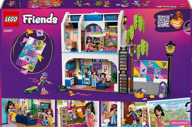 LEGO Friends 42687 Dom rodzinny Liann – domek z skateparkiem, 946 el.