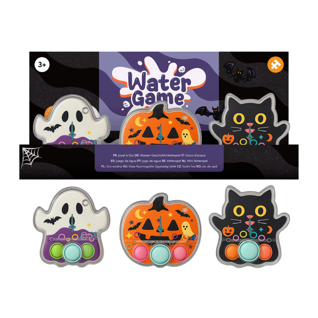 Gra wodna dla dzieci w kształcie kota, ducha & dyni Spooky
