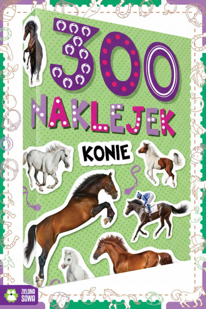 Konie. 300 naklejek