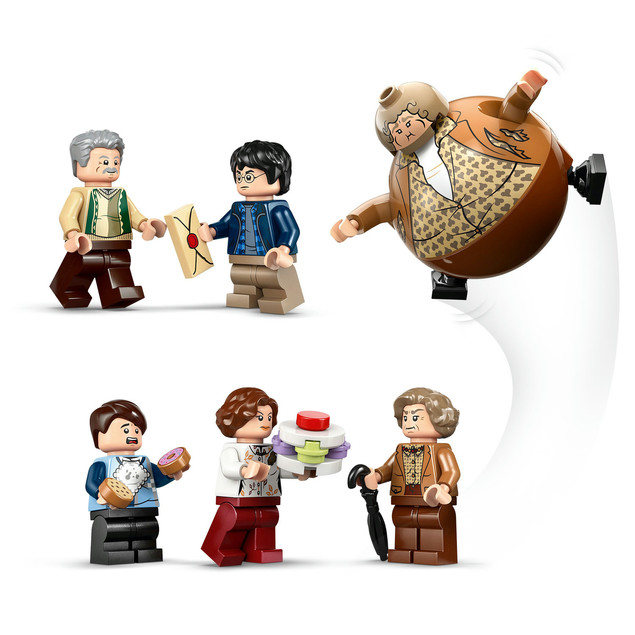Zestaw LEGO Harry Potter 76451 Privet Drive: Wizyta Ciotki Marge 8+