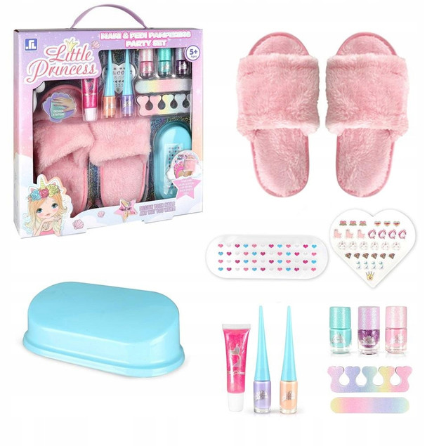 Askato Little Princess: Zestaw do Manicure i Pedicure dla Dzieci 6+