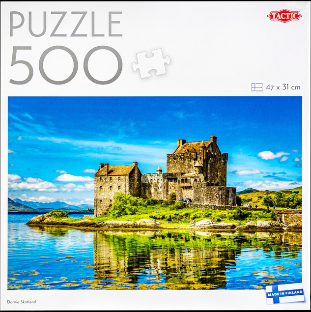 Puzzle Tactic 500 elementów – Malownicze Dornie, Szkocja