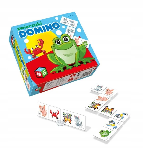 Domino Zwierzaki - gra edukacyjna
