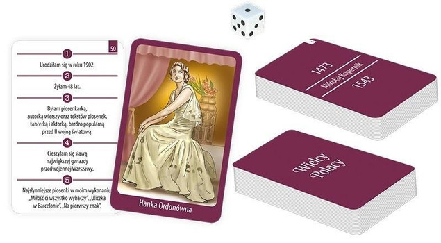 Historyczna Gra Edukacyjna Wielcy Polacy Adamigo 