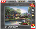 Puzzle Schmidt Spiele 1000 el. Thomas Kinkade Domek nad strumykiem Premium Quality