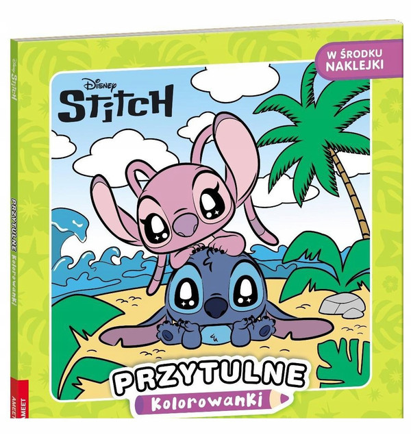 DISNEY STITCH. PRZYTULNE KOLOROWANKI [KSIĄŻKA]