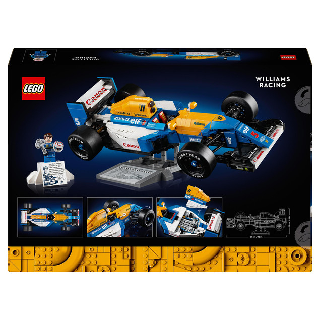 LEGO Icons 10353 Williams Racing FW14B F1 Nigel Mansell Model Bolid 18+