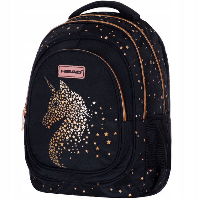 Plecak Szkolny Młodzieżowy 3-Komorowy Pojemny JEDNOROŻEC Astra