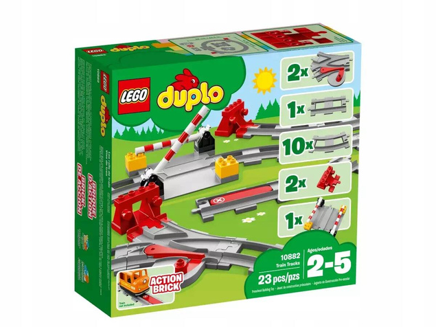LEGO DUPLO Tory kolejowe 10882