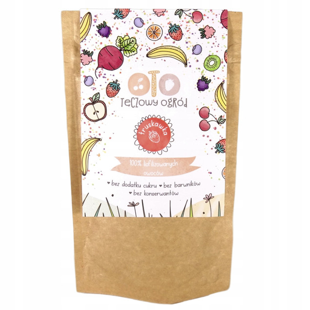 OtoLandia Tęczowy ogród Owoce liofilizowane Truskawka 40 g