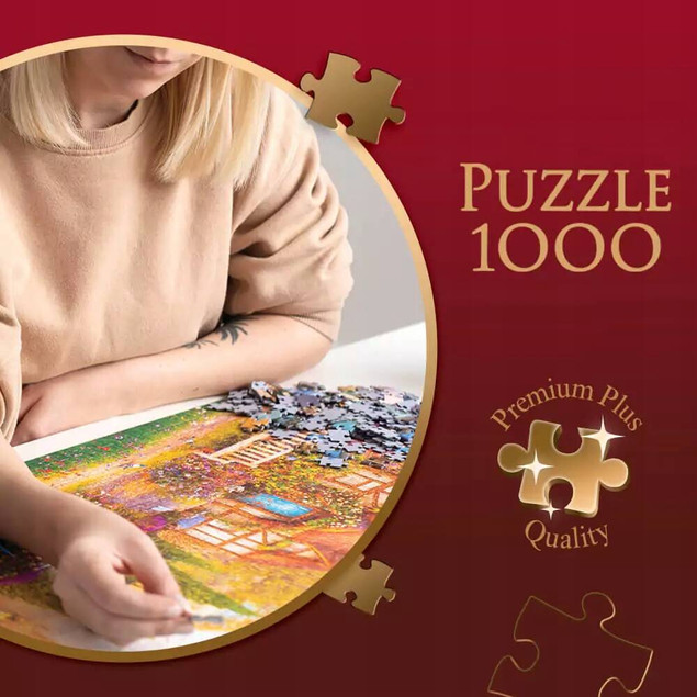 Puzzle 1000 elementów - Łódka i Morze | Trefl Premium Plus Quality