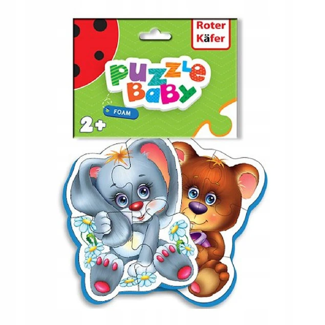 Puzzle Baby piankowe - Miś i królik dla dzieci_2