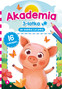 Akademia 3-Latka Ze Świnką Lucynką z Naklejkami 3+ Skrzat
