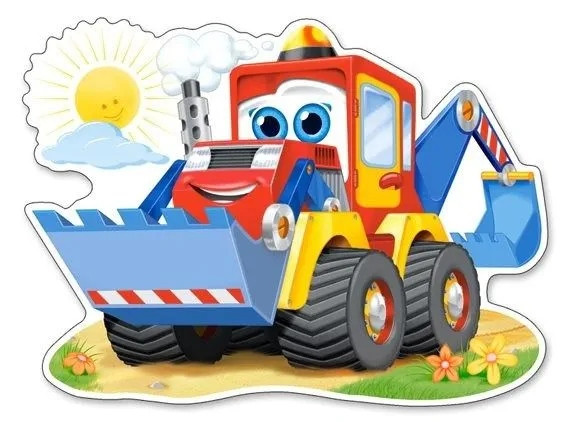 Puzzle MAXI 12 Koparka z Słońcem – Castorland