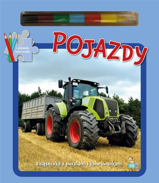 Książeczki z puzzlami Pojazdy Praca zbiorowa