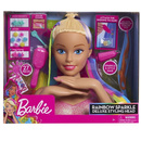 GŁOWA DO STYLIZACJI tęczowe włosy BARBIE Deluxe