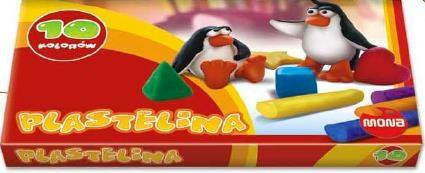 MONA- PLASTELINA 10KOL. 0036