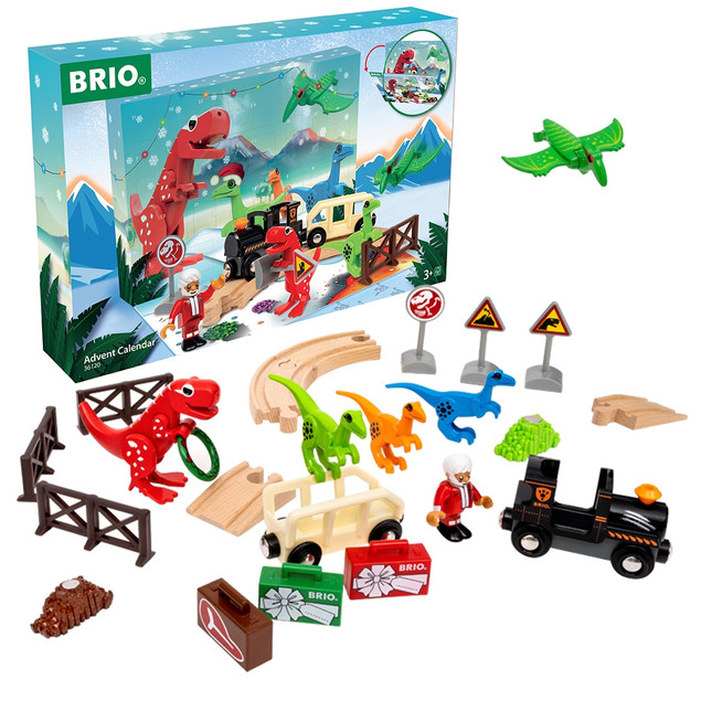 BRIO Dino Kalendarz Adwentowy z dinozaurami 36120