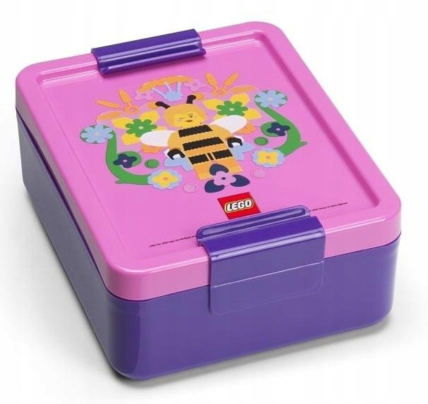 Pudełko na Przekąski LEGO Bee Box - Fioletowe