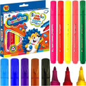 Flamastry trójkątne Jumbo 10 kolorów Bambino
