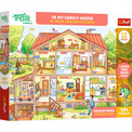 Trefl Puzzle Rodzina Treflików, Edukacyjne 104 el. W moim rodzinnym domu