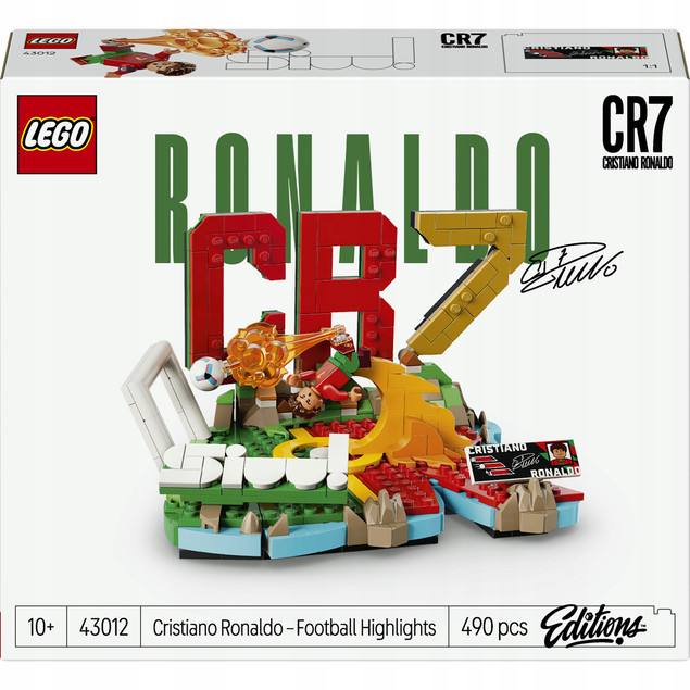 LEGO Editions 43012 Cristiano Ronaldo CR7 Piłkarskie Chwile Chwały Model