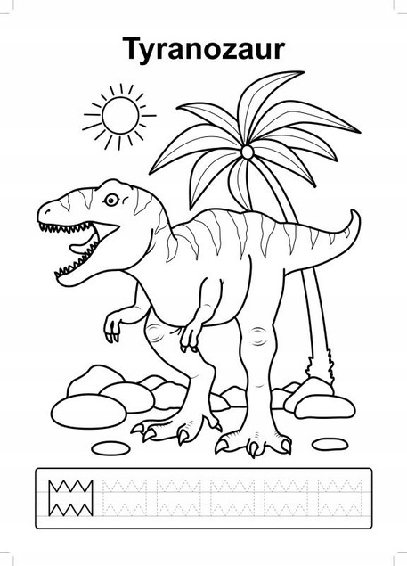 Kolorowanka Dinozaury