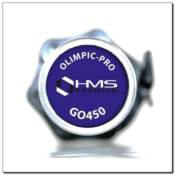 GO450 GRYF OLIMPIJSKI 220 CM HMS Z ZACISKAMI LOCK JAW RED