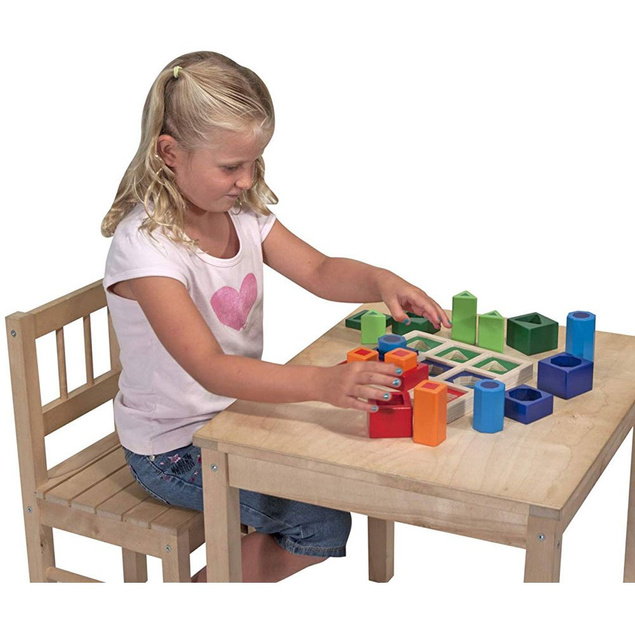 Drewniany sorter kształtów i kolorów 10582