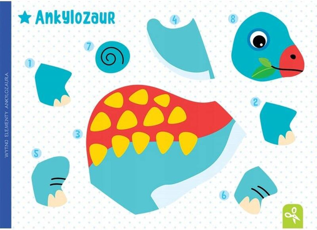 Wycinanki edukacyjne Dinozaury – Agnieszka Bator
