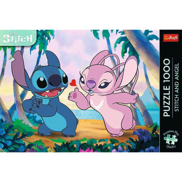 Puzzle 1000 Stitch & Angel TREFL Disney Lilo & Stitch