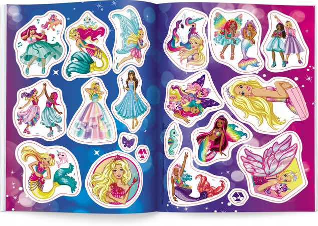 Barbie Dreamtopia Naklejam i koloruję Praca zbiorowa
