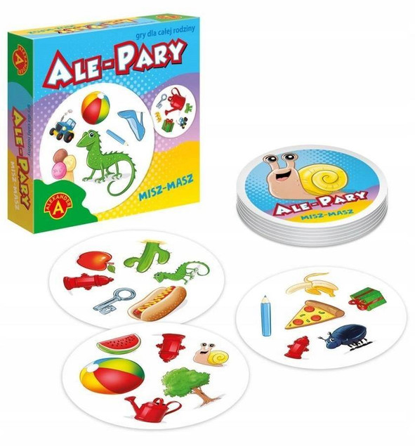 Ale Pary MISZ-MASZ Rodzinna Gra Karciana Pamięciowa 4+ Alexander 2229