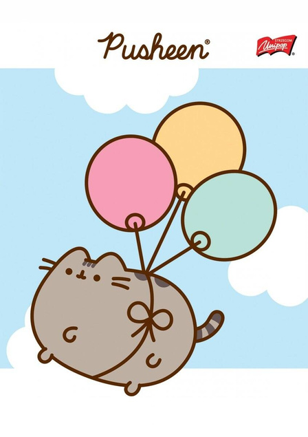 PUSHEEN ZESZYT SZKOLNY A5 32 Kartki Linia Dwukolorowa KOTOROŻEC