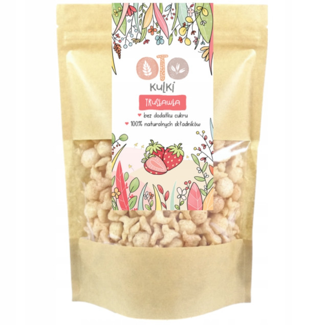 OTO Kulki Truskawka Płatki Śniadaniowe 110g Otolandia