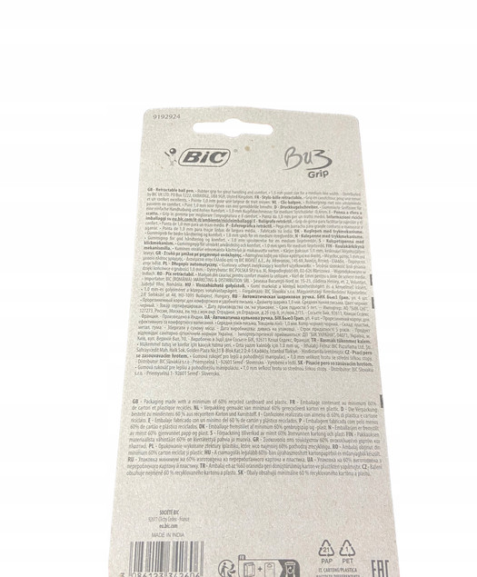 Zestaw Długopisów Automatycznych BIC Czarny 1.0mm