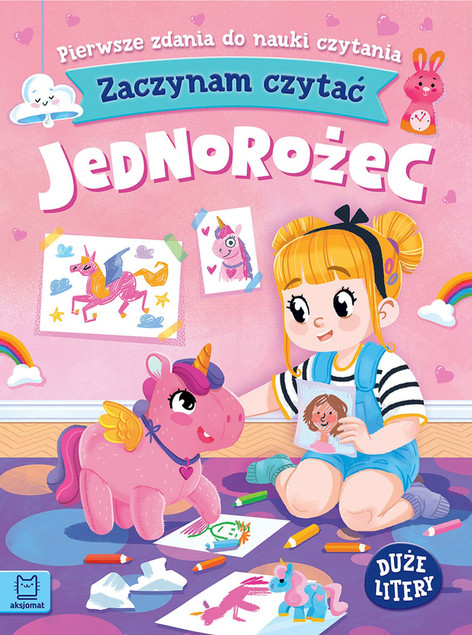 Pierwsze Zdania Do Nauki Czytania Zaczynam Czytać Jednorożec Duże Litery 4+