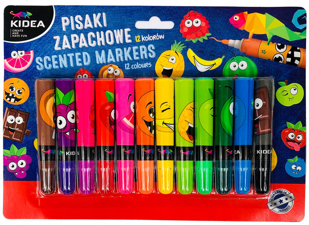 Pisaki zapachowe Kidea 12 szt.