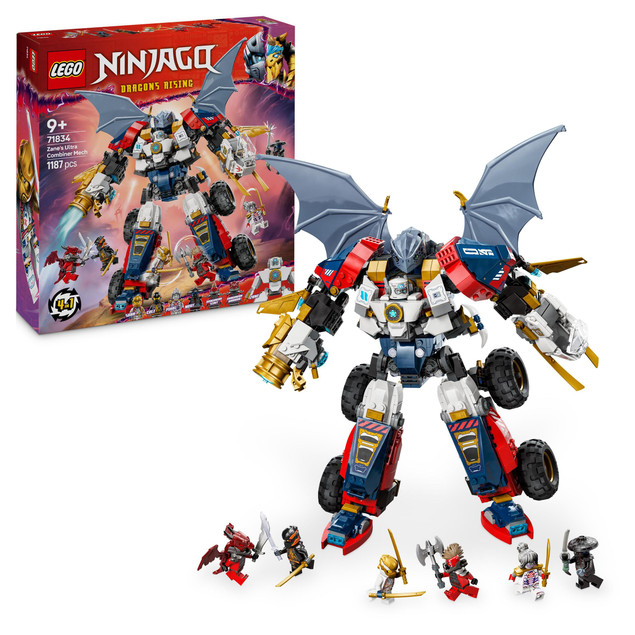 LEGO Ninjago 71834 Wielofunkcyjny Ultramech Zane’a 4 w 1