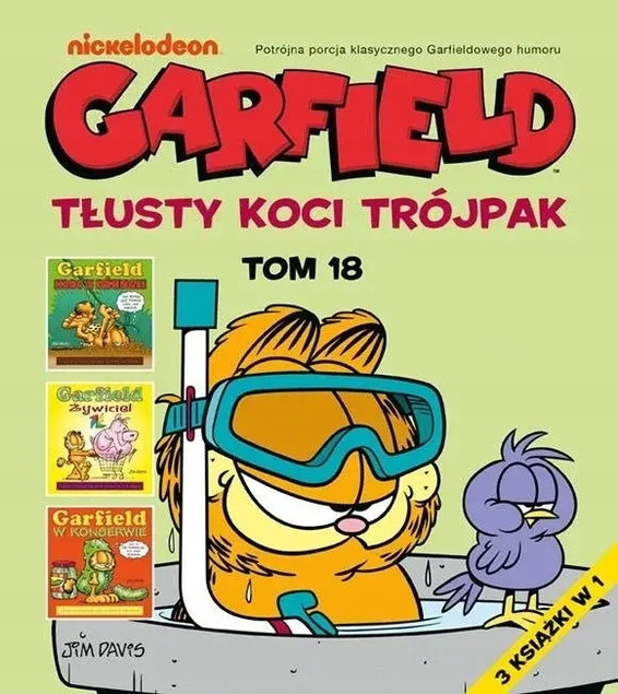 Garfield. Tłusty koci trójpak - Tom 18 Jim Davis