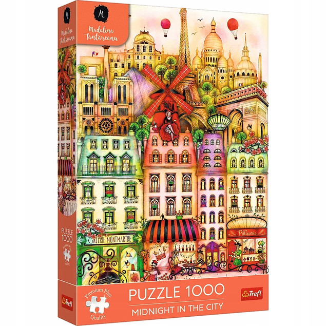 Puzzle 1000 O północy w Paryżu TREFL