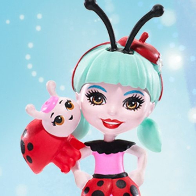 Mattel zestaw Lalki z  Figurkami ENCHANTIMALS małe Biedronka i Motyl  FXM 87