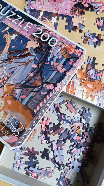 Puzzle Tactic 200 elementów Manga Anime Girl