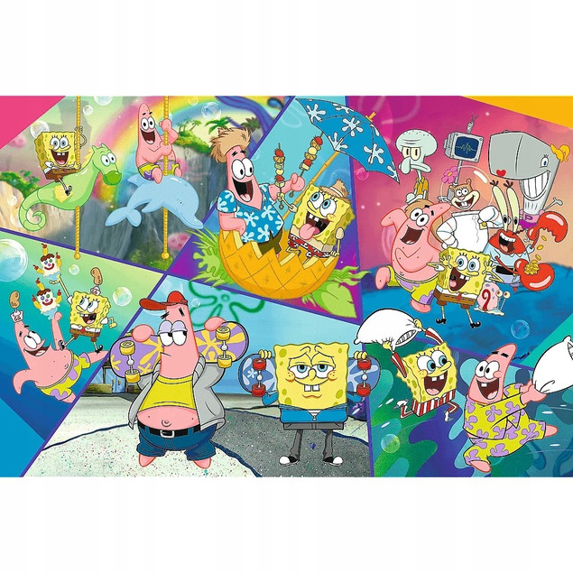 PUZZLE 300 SPONGEBOB W BIKINI DOLNYM 23038 TREFL